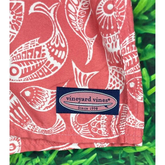 Vineyard Vines Men's Swim Board Shorts Fish 40 Beach Ocean Pool - Picture 3 of 4